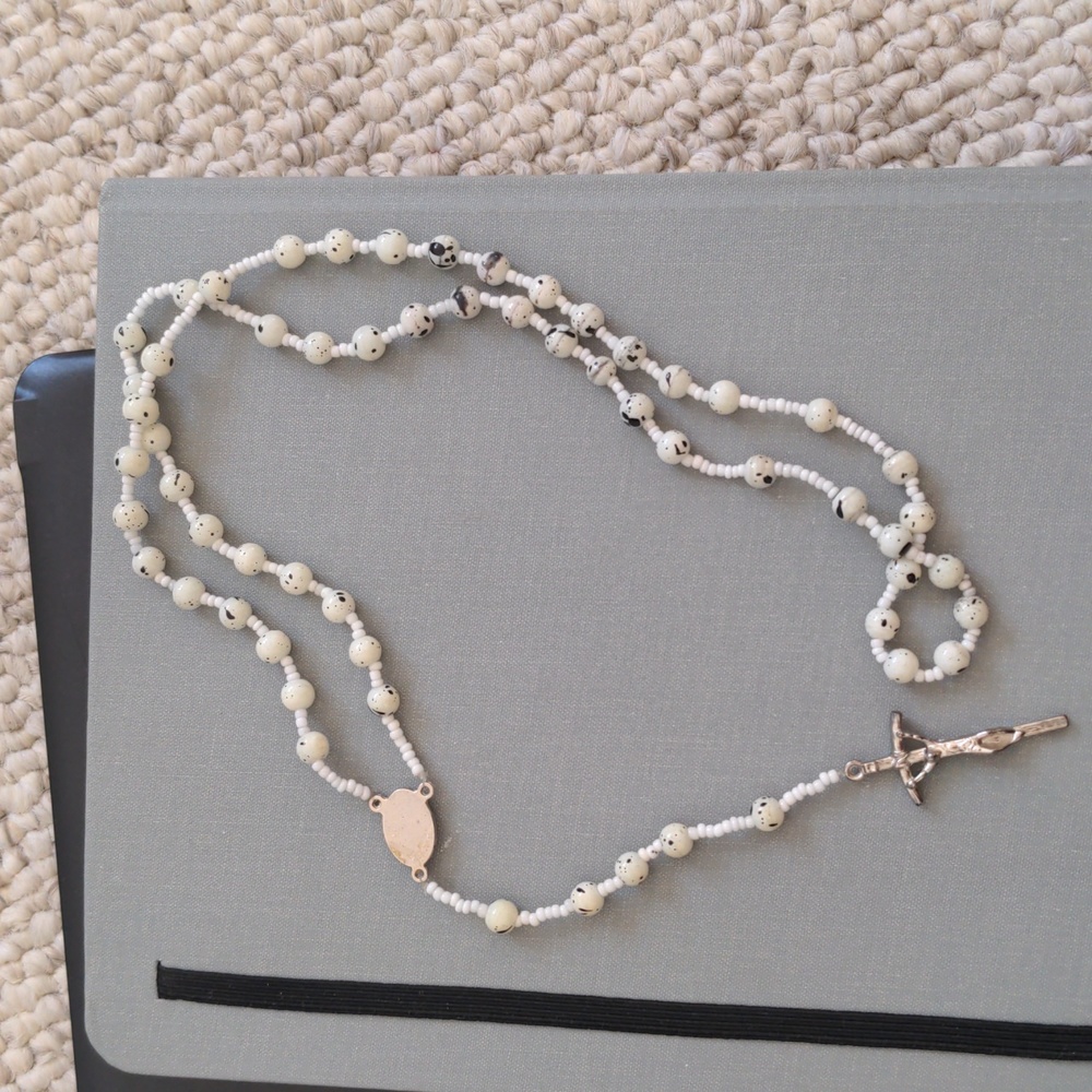 White Rosary